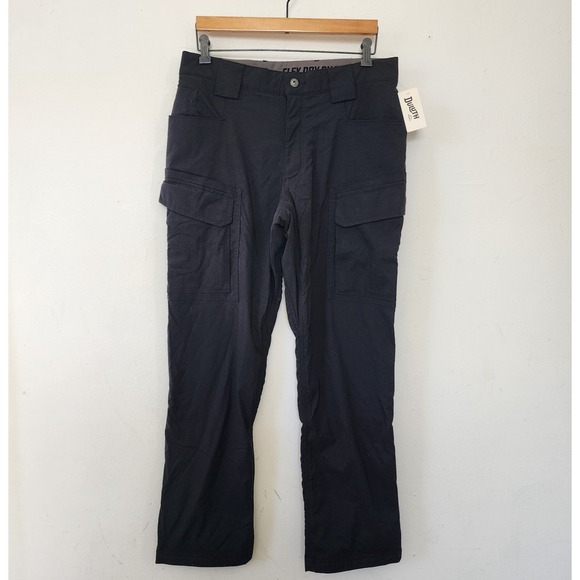 NWT Duluth Flex Dry The Fly Lined Relaxed Cargo Pants 34 x 32